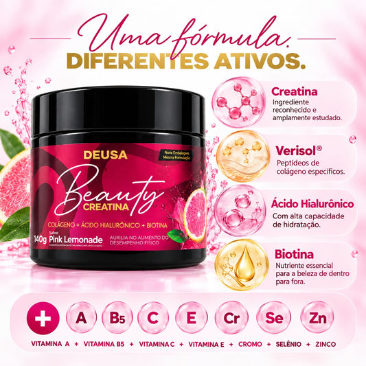 Beauty Deusa 5 em 1 Creatina