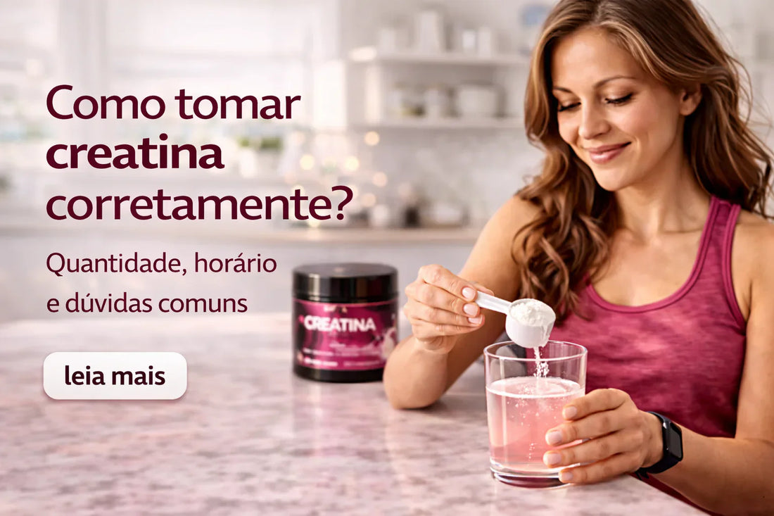 Como tomar creatina corretamente? Quantidade, horário e dúvidas comuns