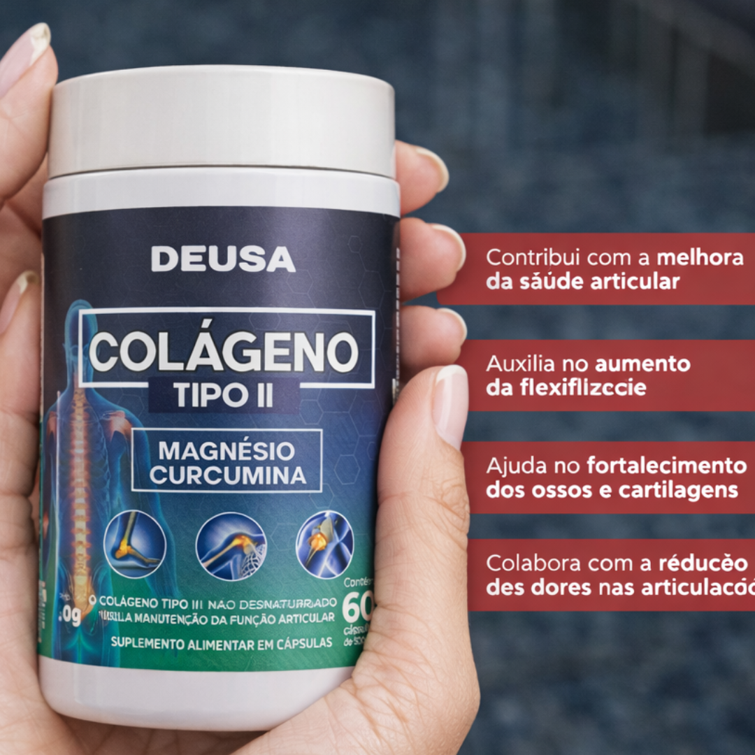 Colágeno Tipo 2 Magnésio, Cúrcuma