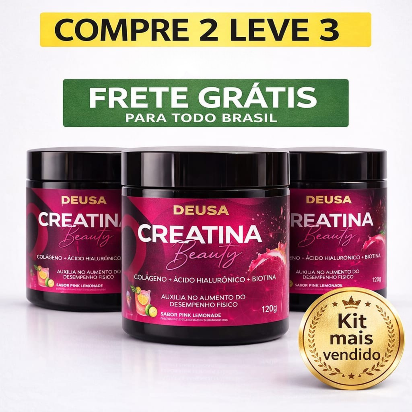 Beauty Deusa  5 em 1 Creatina