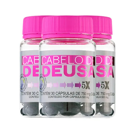 Cabelo de Deusa Vitamina de Combate à Queda de Cabelo