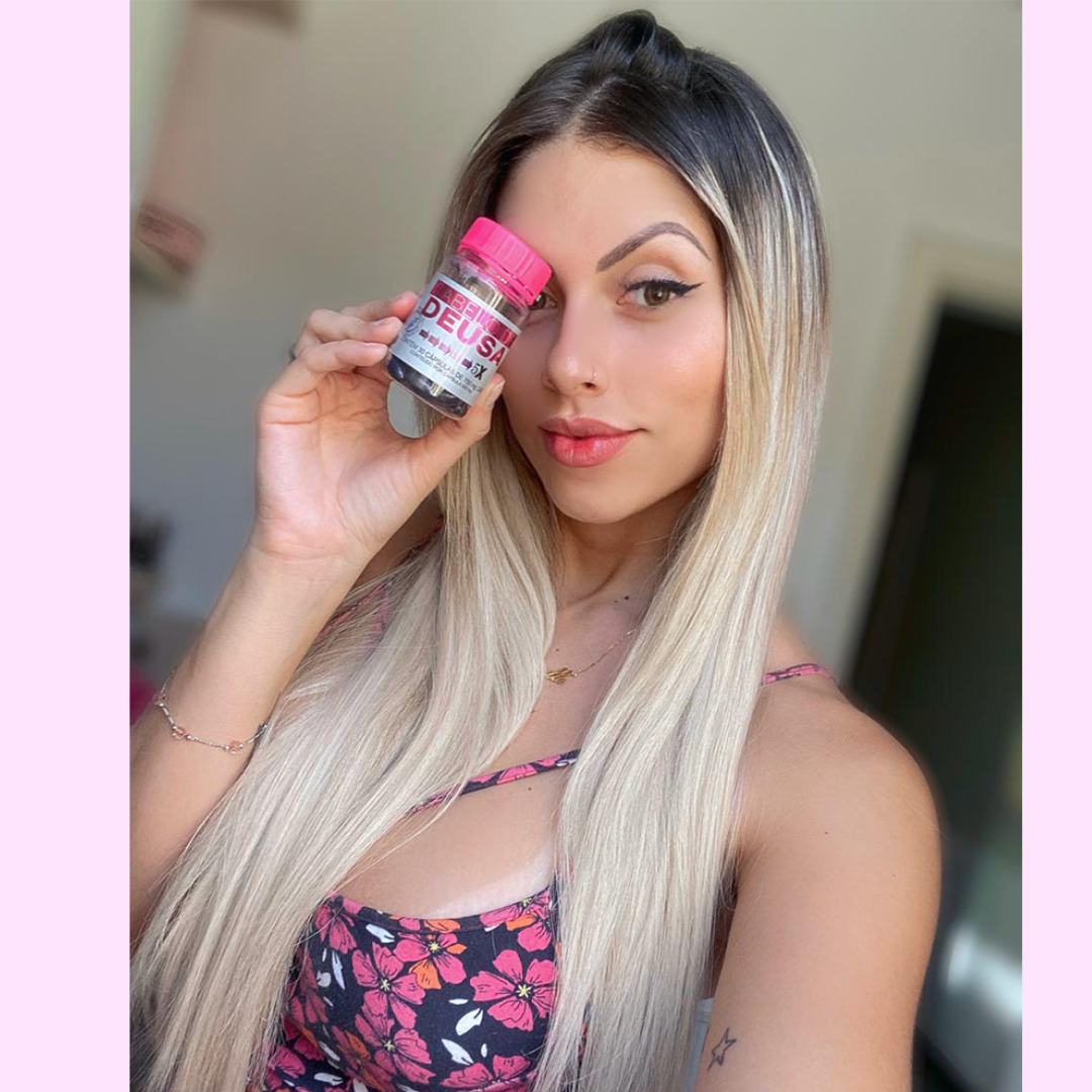 Cabelo de Deusa Vitamina de Combate à Queda de Cabelo