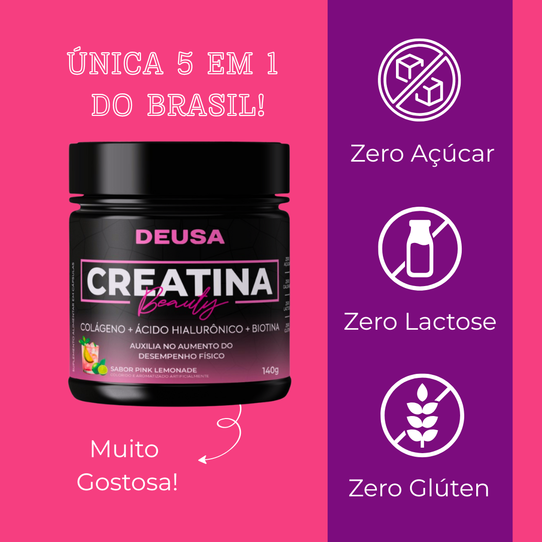 Beauty Deusa  5 em 1 Creatina