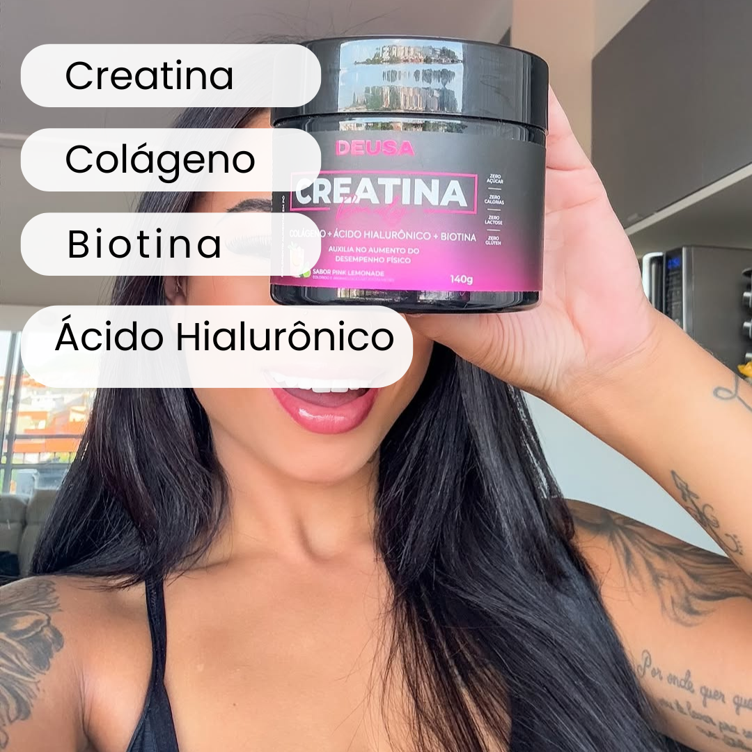 suplemento feminino Beauty Deusa com colágeno e creatina