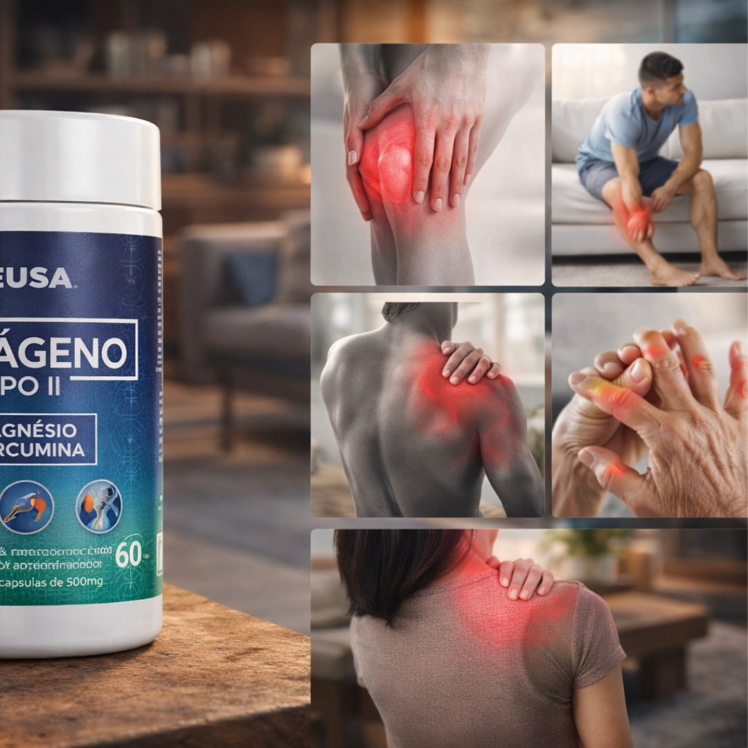 Colágeno Tipo 2 Magnésio, Cúrcuma