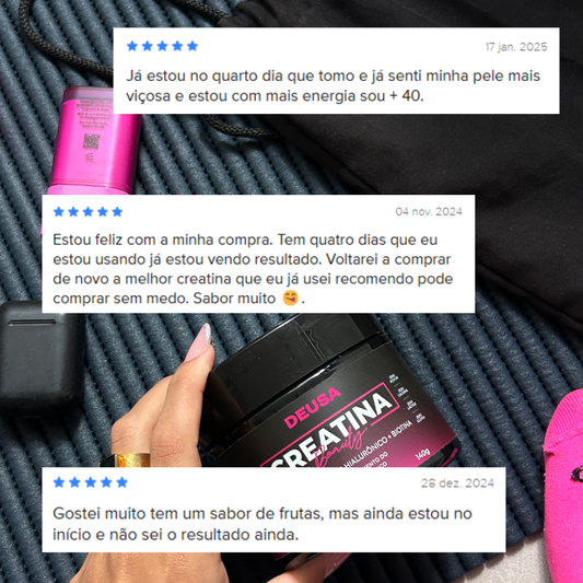 suplemento feminino Beauty Deusa com colágeno e creatina
