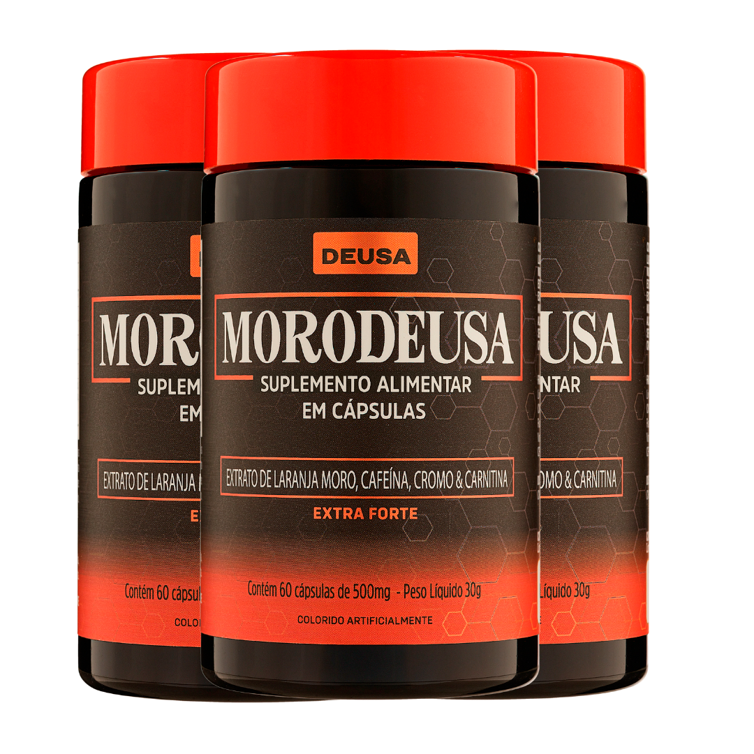 Morodeusa Laranja Moro, Picolinato de Cromo, Cafeina