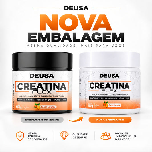 Creatina Flex 5 ATIVOS. 1 ÚNICA FÓRMULA.