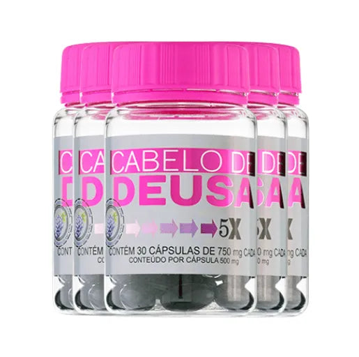 Cabelo de Deusa Vitamina de Combate à Queda de Cabelo